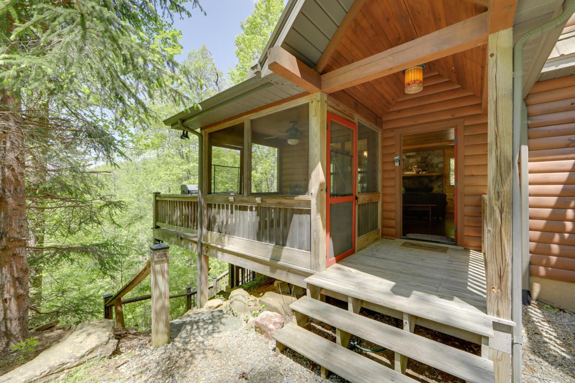 Bryson City Cabin With Hot Tub And Mountain Views! Εξωτερικό φωτογραφία